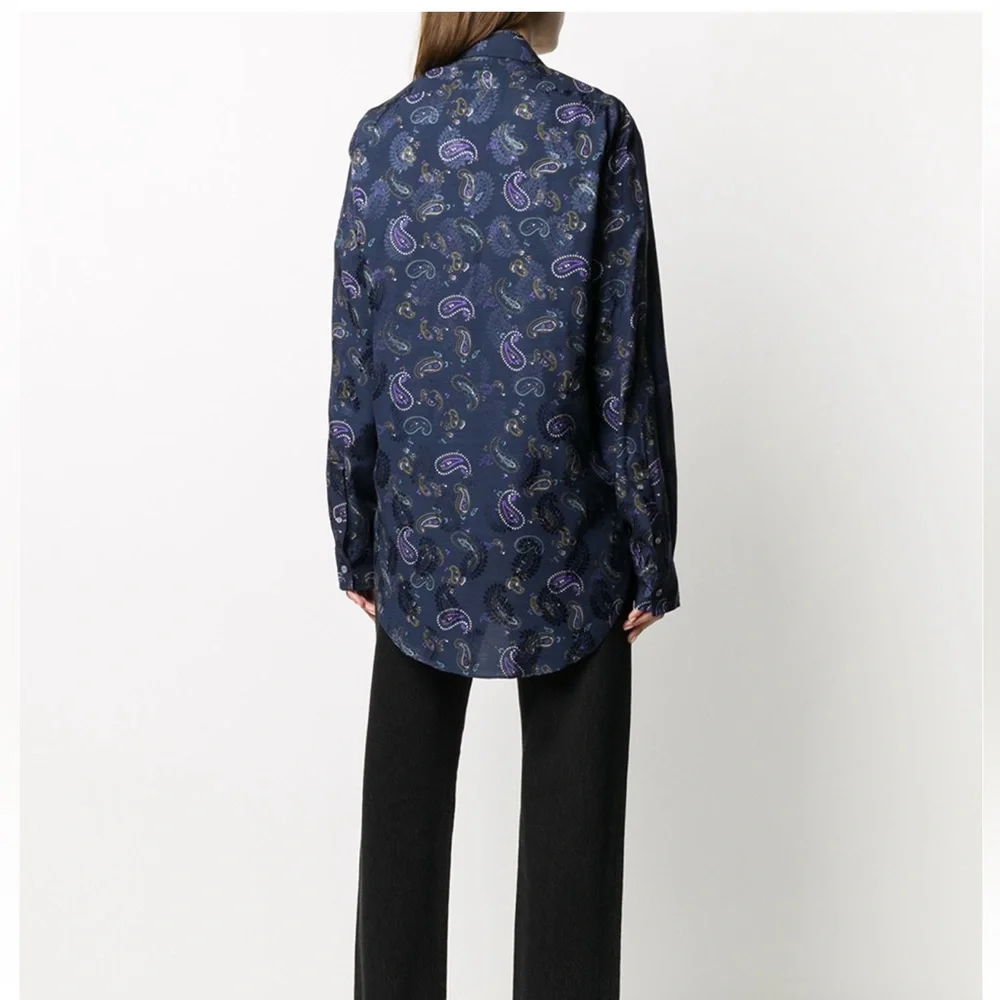 ACNE STUDIOS paisley shirt size S - Picture 4 of 8